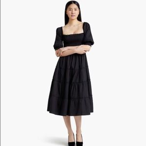 Opaque Black Dot Hill House Nesli Nap Dress